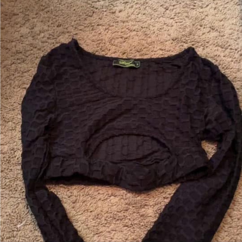 Black Crop Top